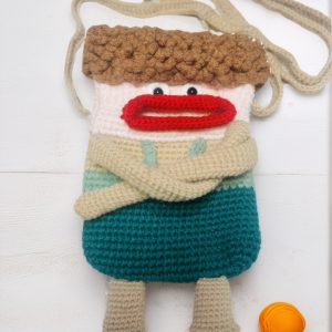 Adorable Crocheted Phone Bag - Handmade Yarn Charm
